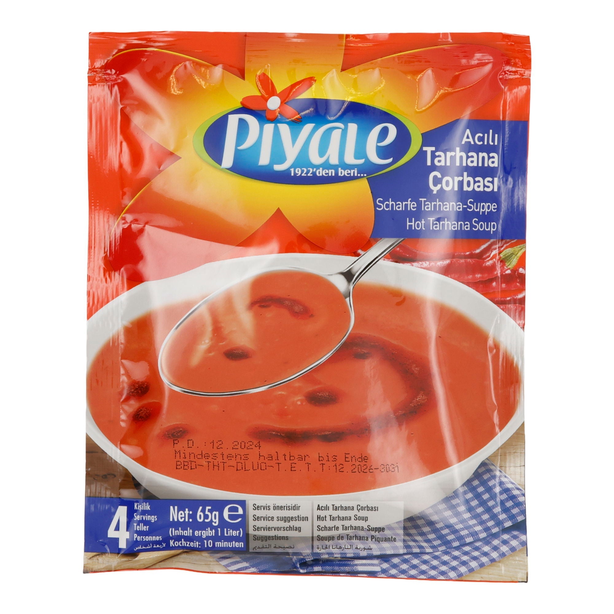 Piyale | Acılı Tarhana Çorbası – Scharfe Tarhana - Suppe | traditionell & würzig | 65 g (ergibt 1 l) - Taste Your World